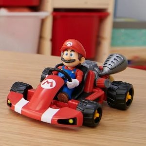 Super Mario 2.5 inch 马里奥玩偶+回力赛车套装
