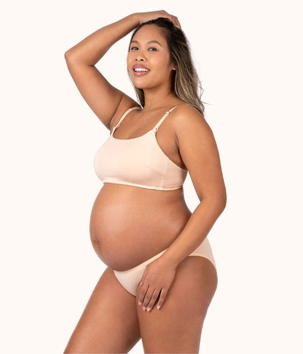 The All-Day Maternity Bralette: Toasted Almond