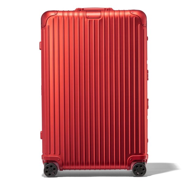 Original Check-In L Aluminum Suitcase | Scarlet Red | RIMOWA
