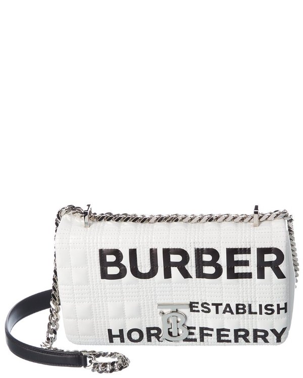 Horseferry Print Small Quilted Leather Crossbody