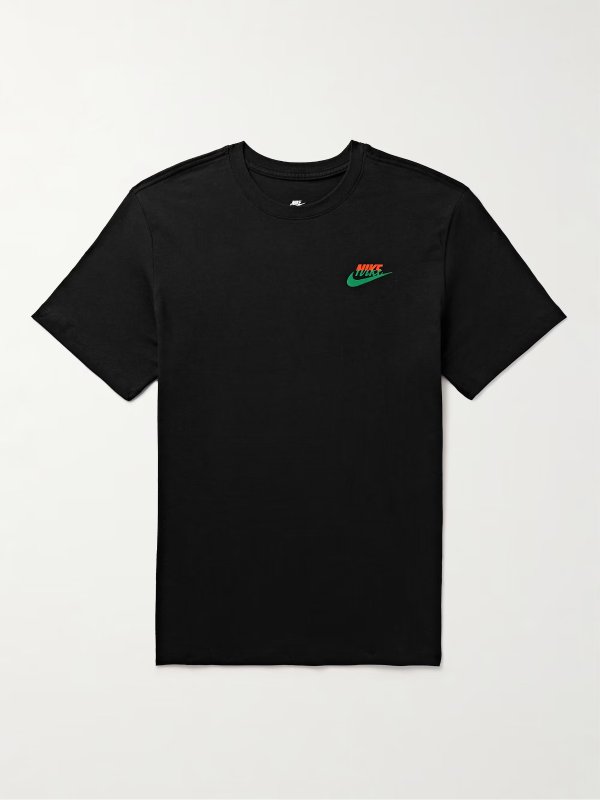 Sportswear Connect 1 Logo-Print Cotton-Jersey T-Shirt
