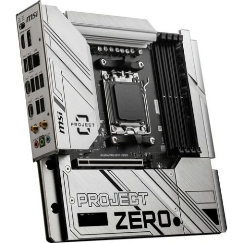 B650 Project Zero AM5 Micro-ATX 背插主板