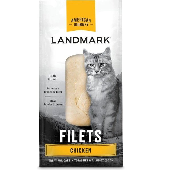Landmark Chicken Filets Natural Cat Treat, 1.06-oz, pack of 10
