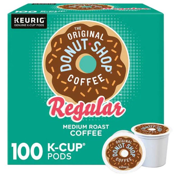 The Original Donut Shop 原味中度烘焙K-Cup咖啡胶囊 共100颗