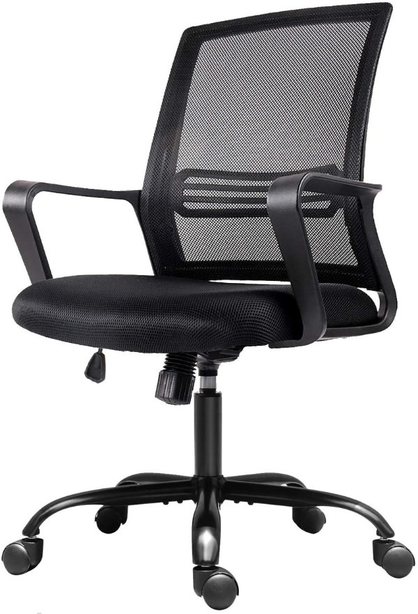 Milemont Office Chair, Mesh Office Computer Swivel Desk Task Chair, Ergonomic Executive Chair with Armrests