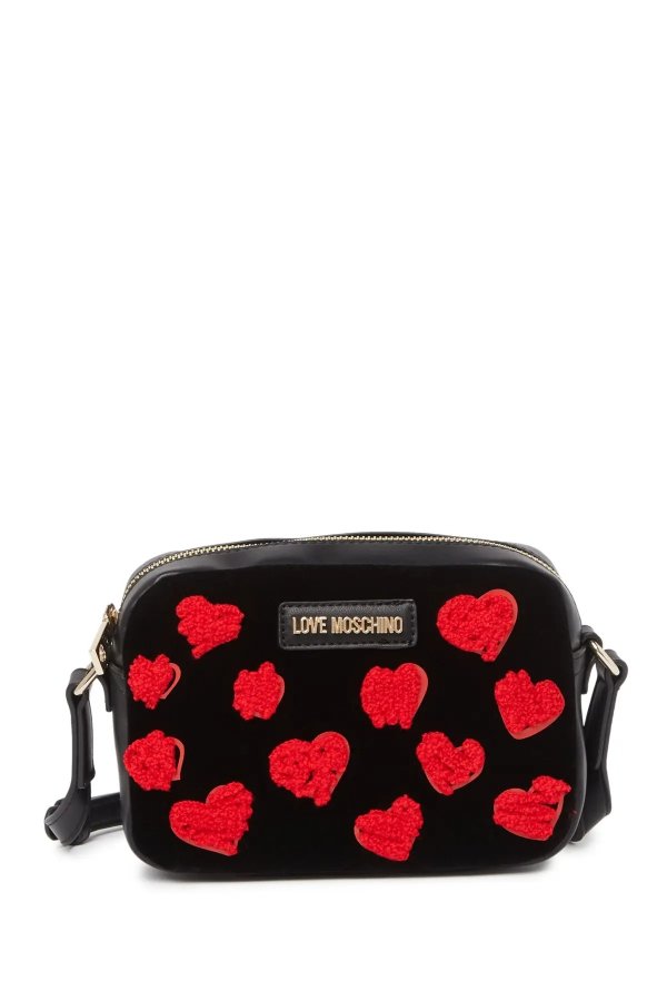 Scribble Heart Crossbody Bag