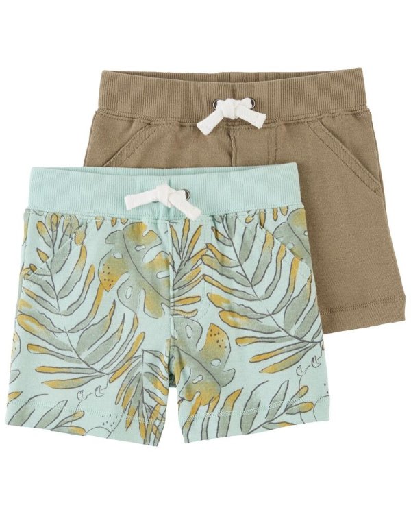 Baby 2-Pack Cotton Shorts