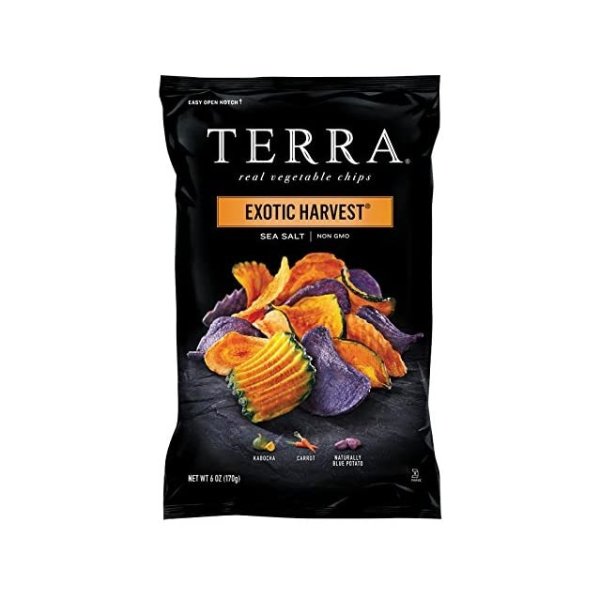Exotic Harvest Chips with Sea Salt, 6 oz. (Pack of 12)