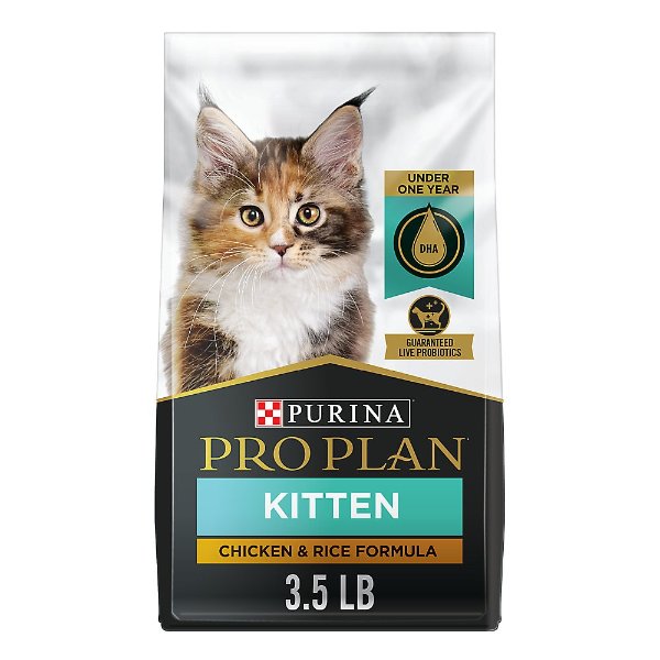 Purina Pro Plan Focus Kitten Dry Cat Food - With Vitamins, High-Protein, Chicken & Rice