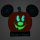 Mickey Mouse Light-Up Jack-o'-Lantern Figure | shopDisney