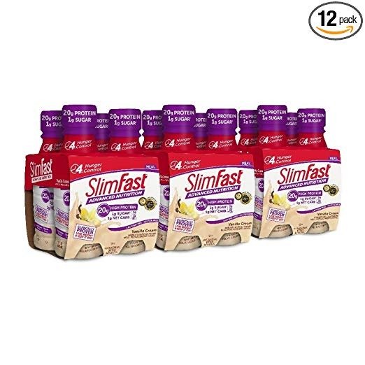Advanced Nutrition Vanilla Cream Shake – Ready To Drink Meal Replacement – 20g of Protein – 11 Fl. Oz. Bottle – 12Count