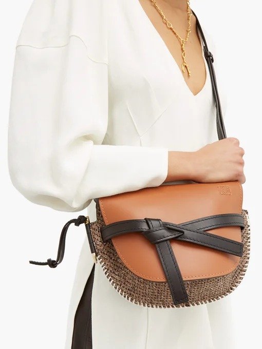 Gate small leather cross-body bag