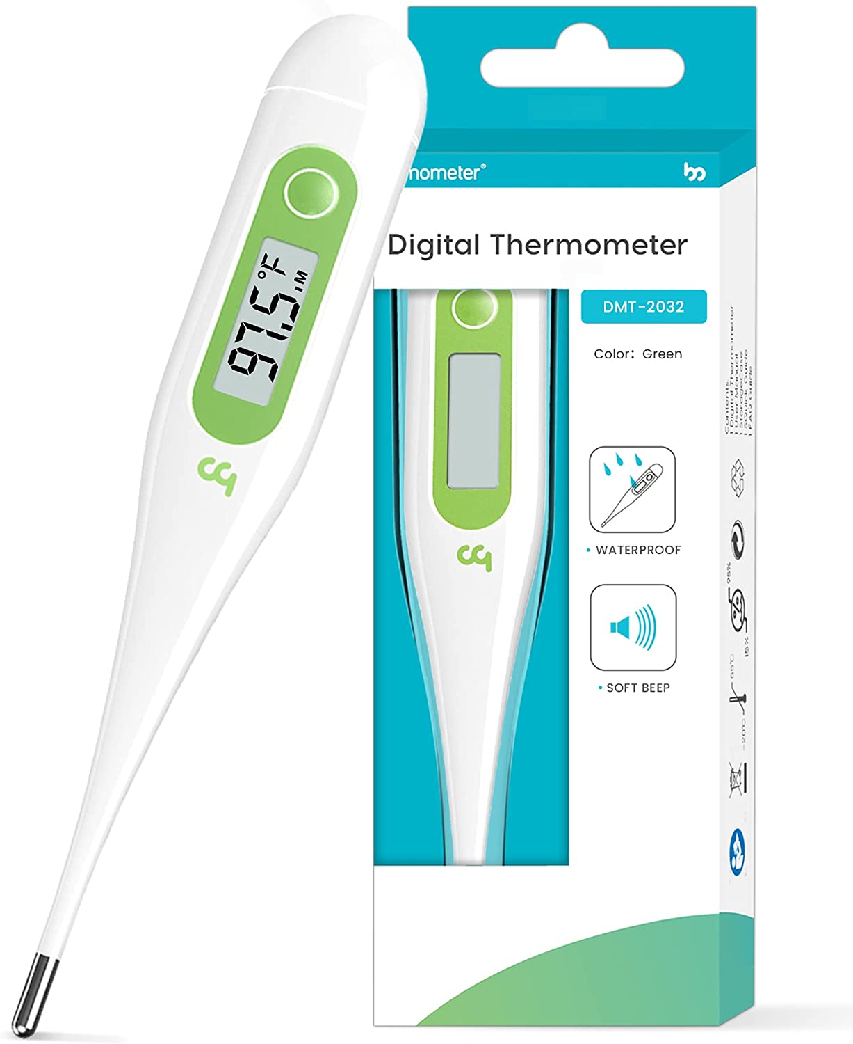 Amazon.com:  Femometer 口腔腋下测量温度计  