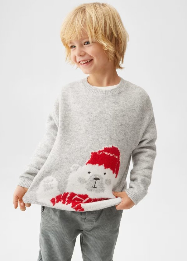 Christmas printed sweater
