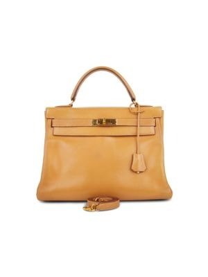 Kelly 32 Barenia Leather Top Handle Bag