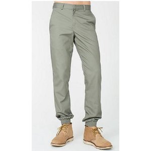 Welt Pocket Pant with Elastic Cuff