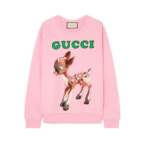 GucciPrinted cotton-jersey sweatshirt