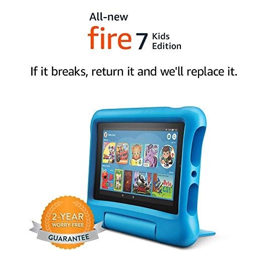 全新 Fire 7 7吋屏幕16GB儿童平板电脑