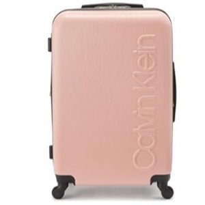 Calvin KleinWomen's Hard Side Upright Luggage Spinner Light Weight Suitcase, Mellow Rose, Medium