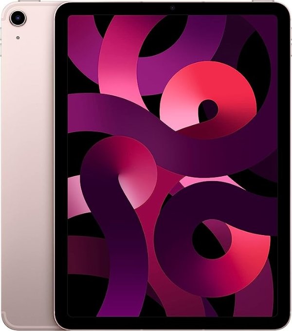 2022 Apple iPad Air (10.9-inch, Wi-Fi + Cellular, 64GB) - Pink (5th Generation)