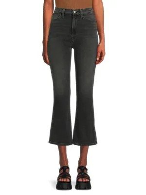 Blair Mid Rise Cropped Bootcut Jeans
