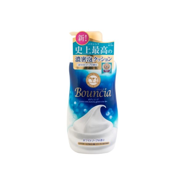 日本COW牛乳石鹼共进社 BOUNCIA浓密泡沫沐浴乳 牛奶花香 500ml