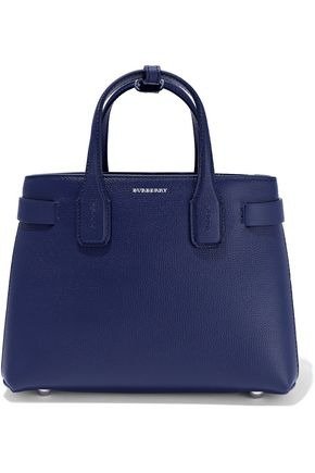 The Banner small textured-leather tote