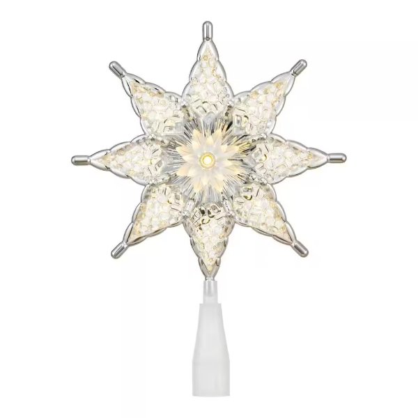 8 in. Warm White LED Tree Topper