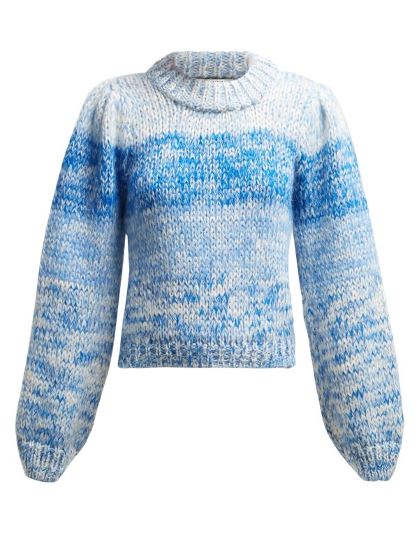 Julliard mohair chunky knit sweater | Ganni | MATCHESFASHION.COM US