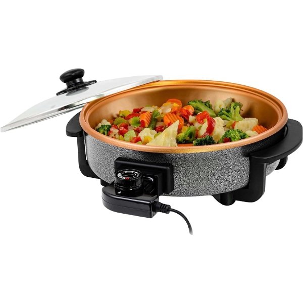 Electric Skillet and Frying Pan, 12 Inch