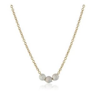 Dogeared "3 Wishes" Gold-Plated Silver Stardust Bead Necklace