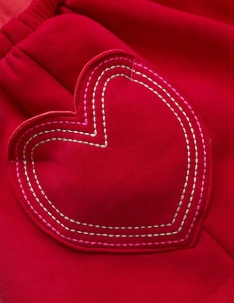 Heart Pocket Cosy Pinafore - Summer Poppy Red | Boden US
