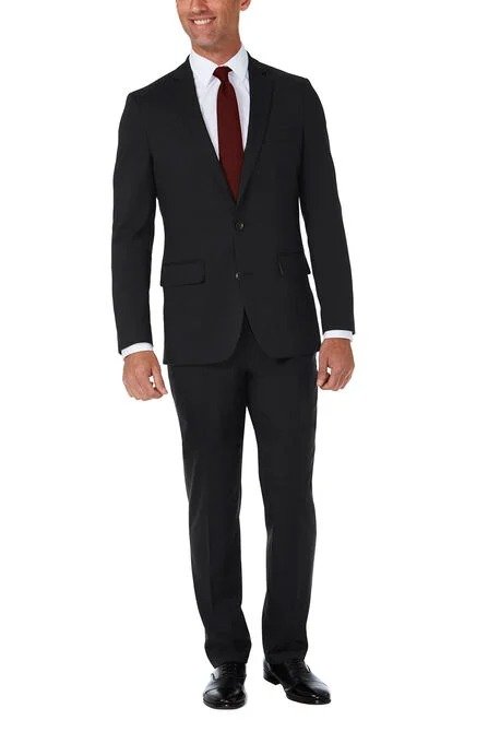 J.M. Haggar Premium Stretch Shadow Check Suit Pant
