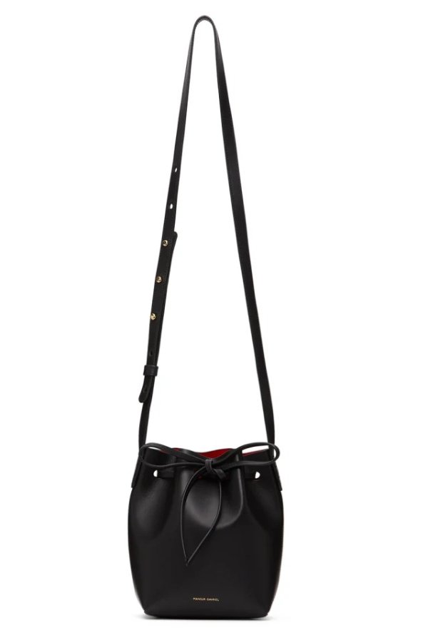 Black Mini Mini Bucket Bag