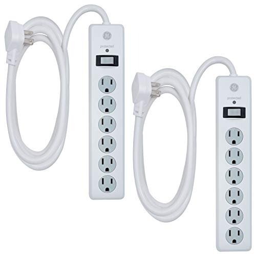 NERAL ELECTRIC 6-Outlet SurProtector Extension Cord 2 Pack