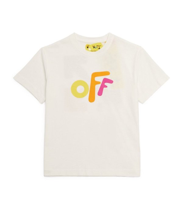 Sale | Off-White Kids Rounded Logo T-Shirt (4-12 Years) | Harrods US