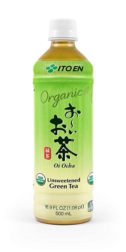 Ito En Organic Oi Ocha Unsweetened Green Tea, 16.9 Ounce (Pack of 12), Zero Calories