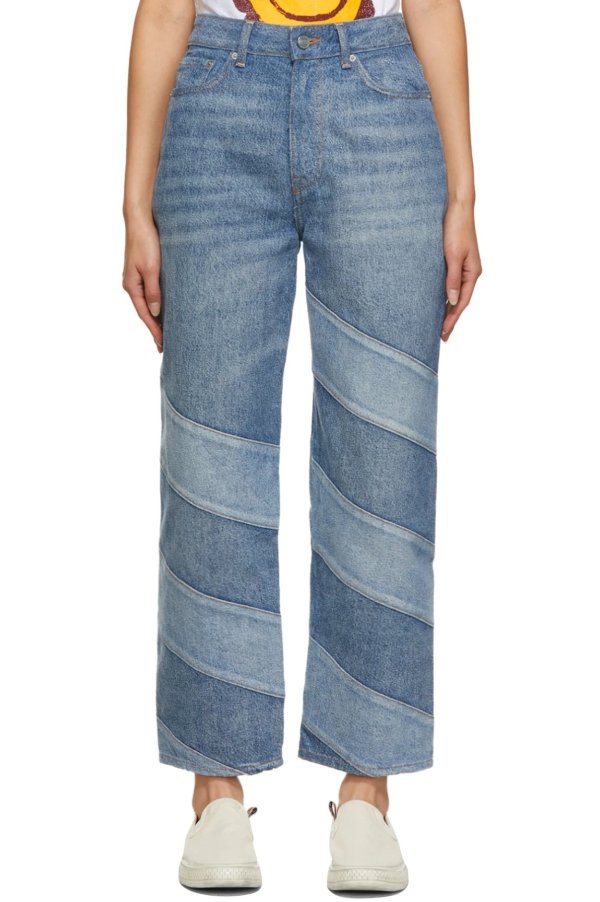 Blue Cutline Core Misy Denim Jeans