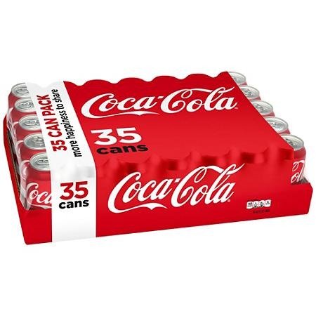 Coca-Cola 12 oz. cans, 35 pk. - Sam's Club