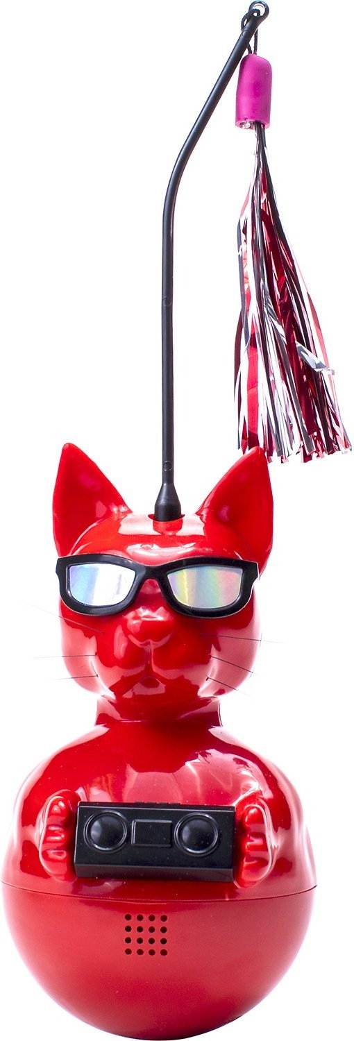 PENN-PLAX DJ Whiskerz Wireless Speaker Cat Toy - Chewy.com