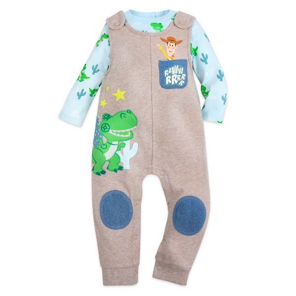 Rex and Woody Dungaree and Bodysuit Set for Baby – Toy Story | shopDisney