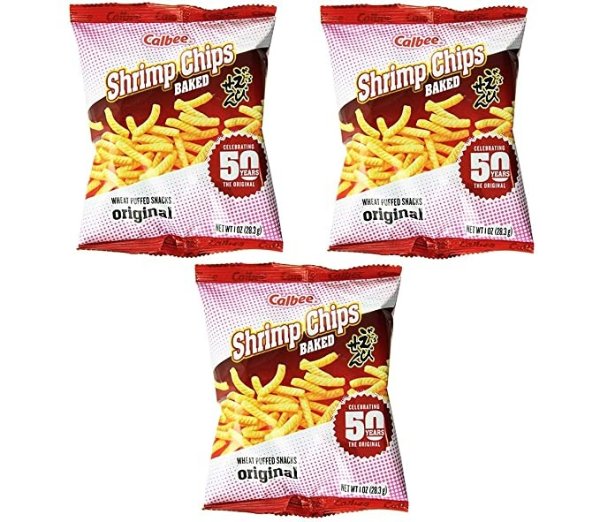 Shrimp Chips 1oz, 3 Pack