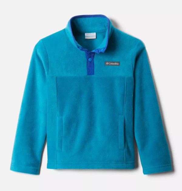 Kids' Steens Mountain™ 1/4 Snap Fleece Pull-Over | Columbia Sportswear