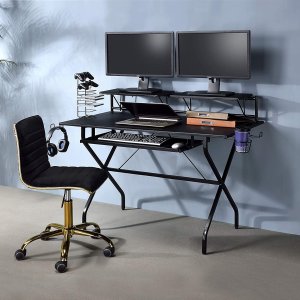 Acme Furniture Hartman Computer Desk, Black