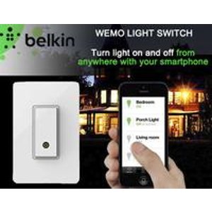 Belkin F7C030fc WeMo Light Switch + F5Z0340FC Wemo Switch Plus Motion Sensor