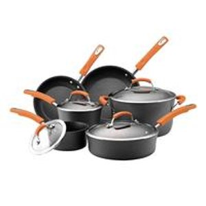  Rachael Ray Hard-Anodized 10-Piece Cookware Set 87375
