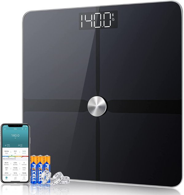 1 BY ONE Body Weight Scale, Body Fat Scale, Digital Bathroom Scales