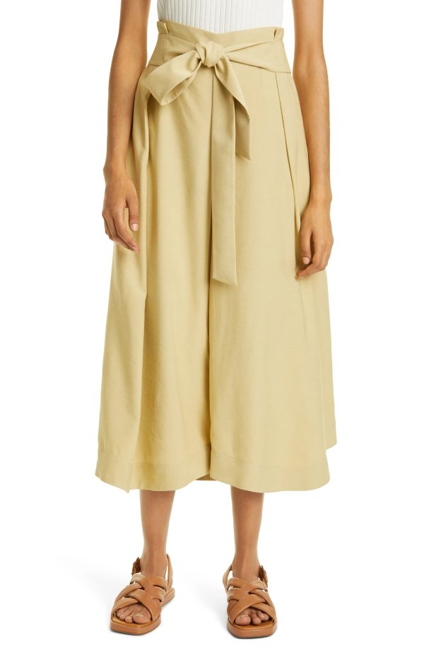 Belted Palazzo Culottes