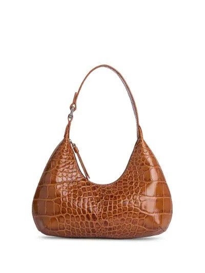crocodile-effect shoulder bag | BY FAR | Eraldo.com