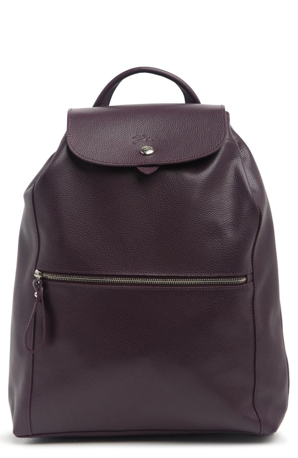 Le Foulonne Leather Backpack